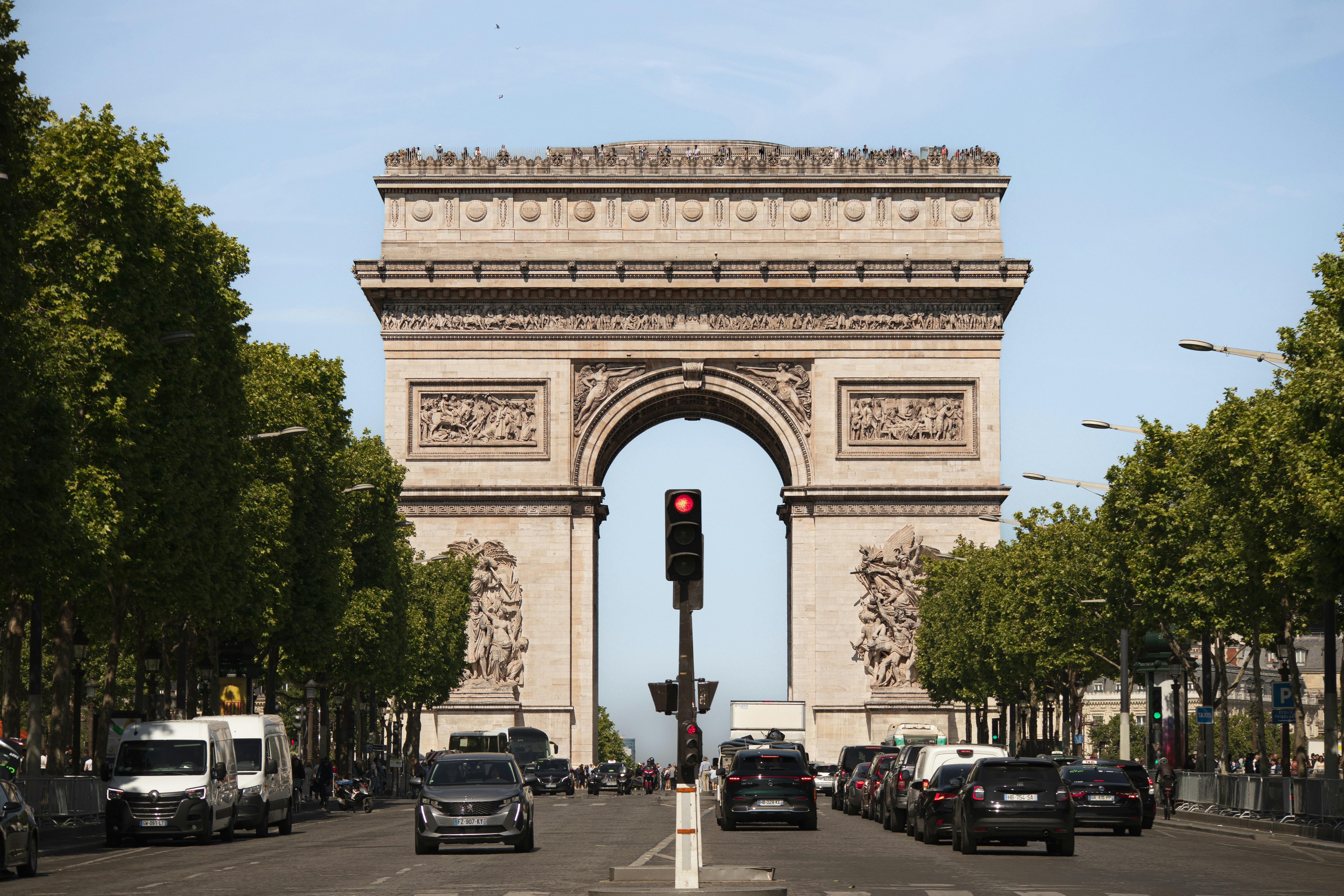 Champs-Élysées avenue in Paris