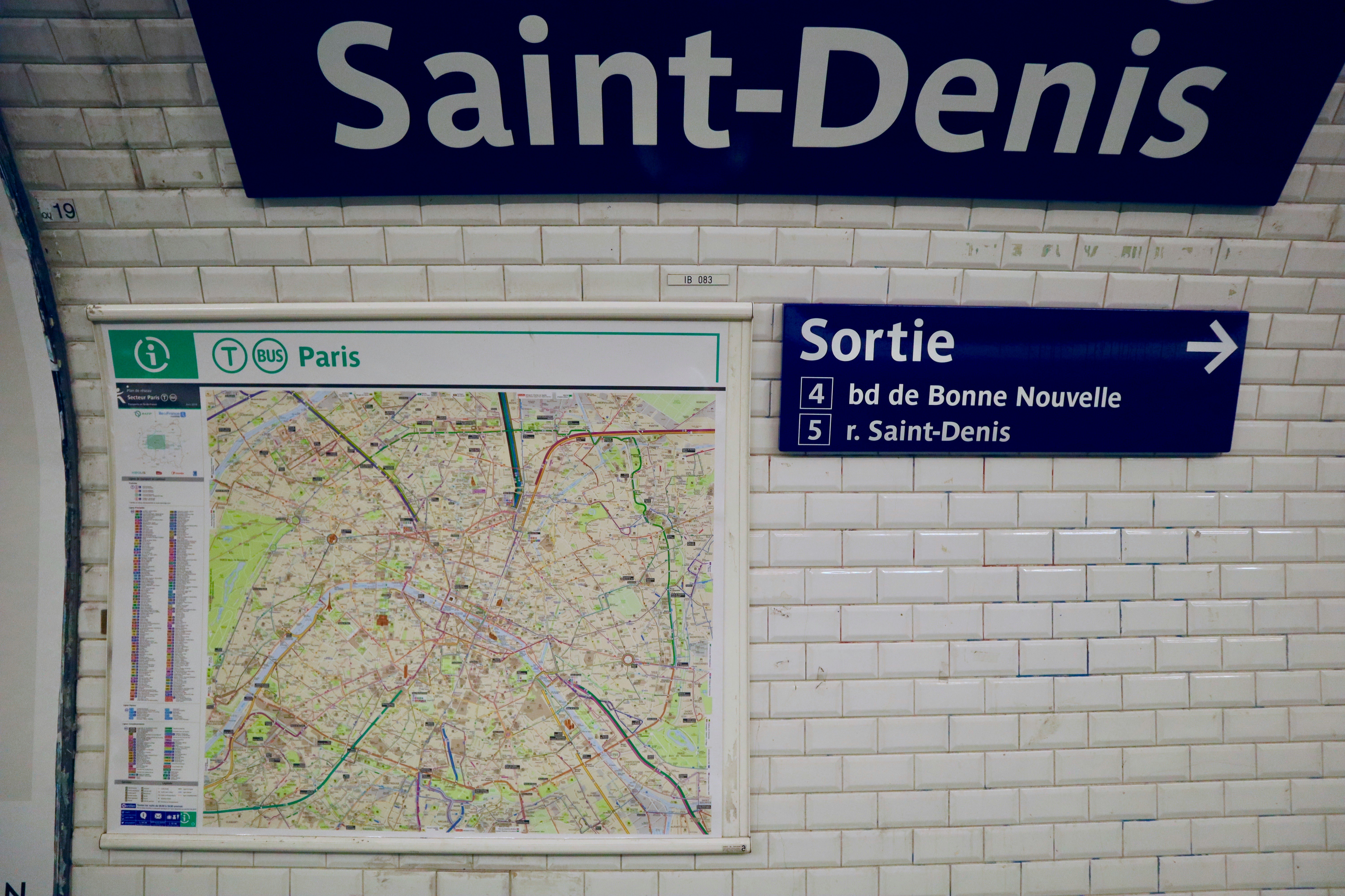Paris Metro station